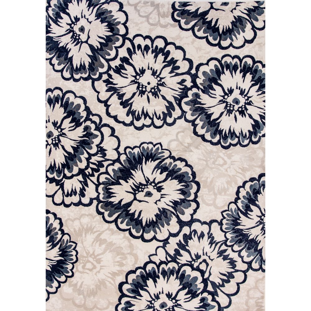 Dynamic Rugs 985013-109 Melody 2 Ft. 2 In. X 7 Ft. 10 In. Runner Rug in Ivory